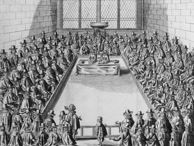 Parlement pendant le Commonwealth, 1650 - French School